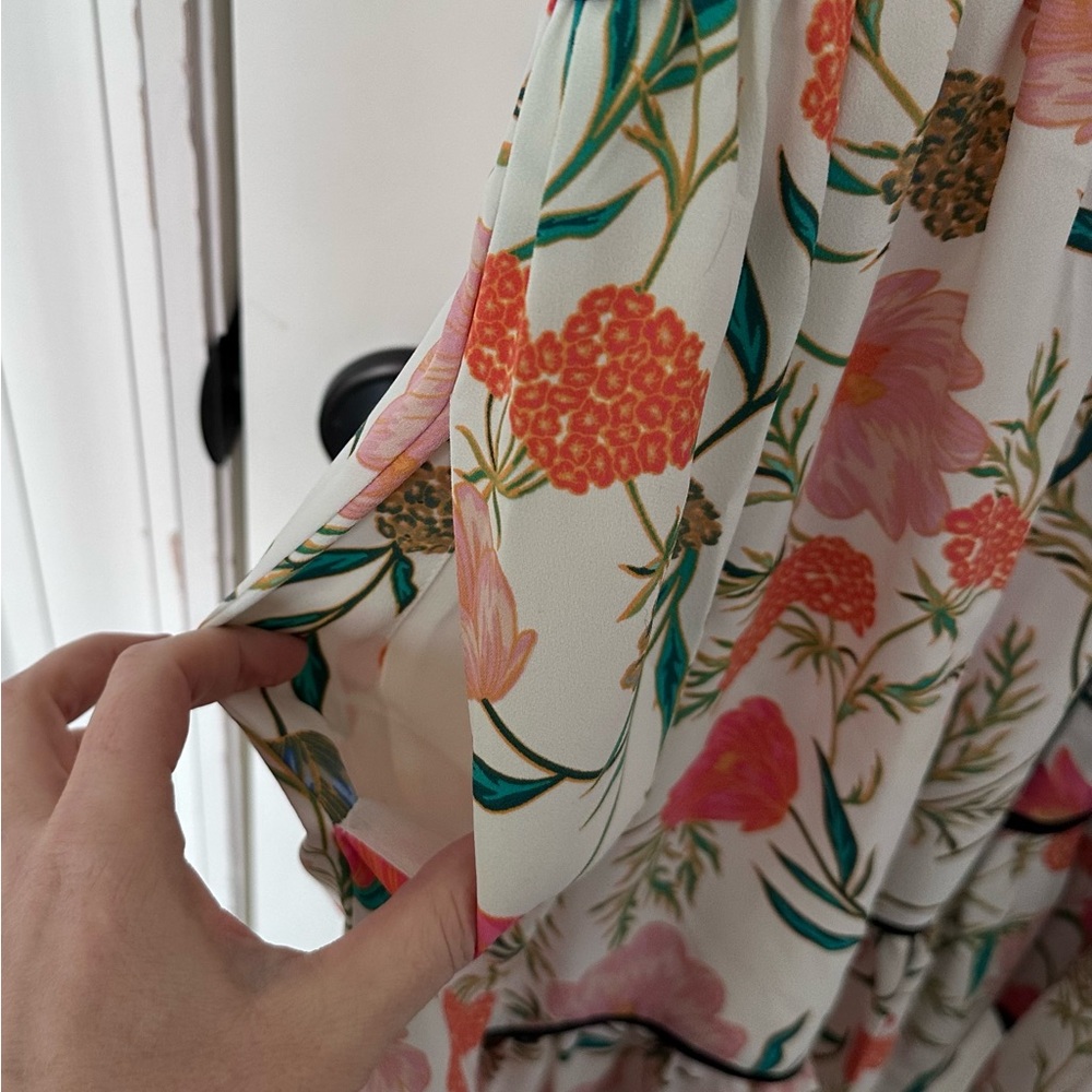 Kate Spade Picnic Perfect Blossom Fluid Shirtdress, size 14 - Picture 7 of 9